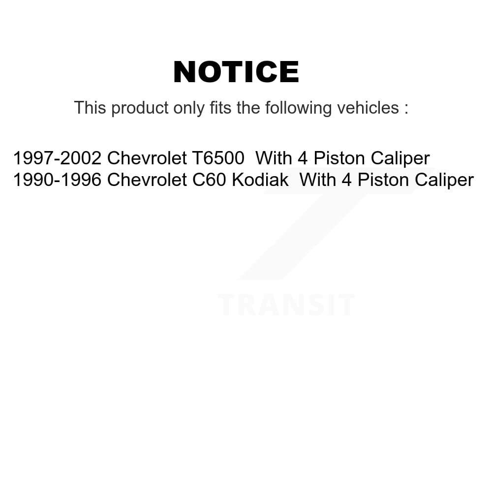 AmeriBRAKES - KNF-101995 - Front and Rear Disc Brake Pad Kits image 8