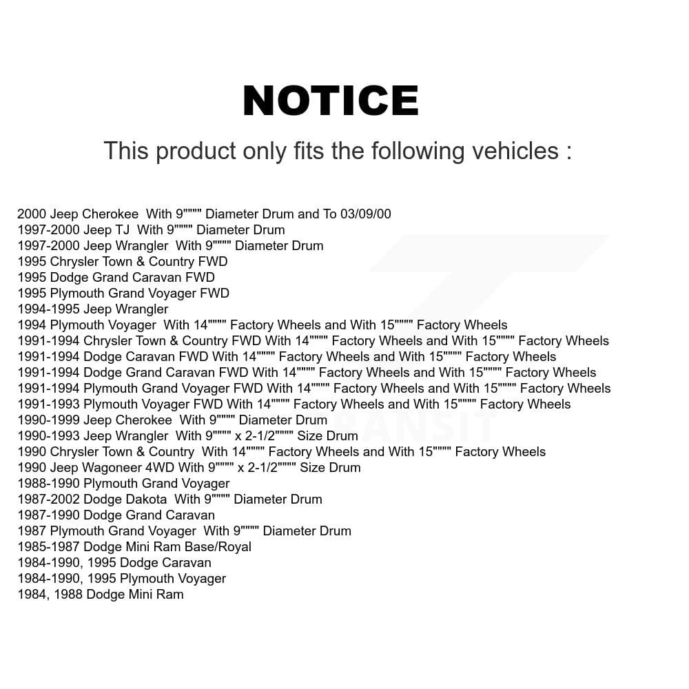 Top Quality - KNH-100123 - Rear Drum Brake Shoe Kits image 12