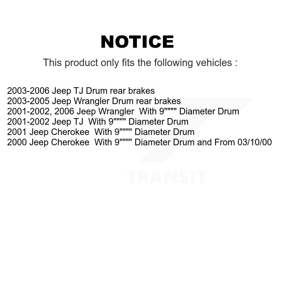 Top Quality - KNH-100125 - Rear Drum Brake Shoe Kits image 12