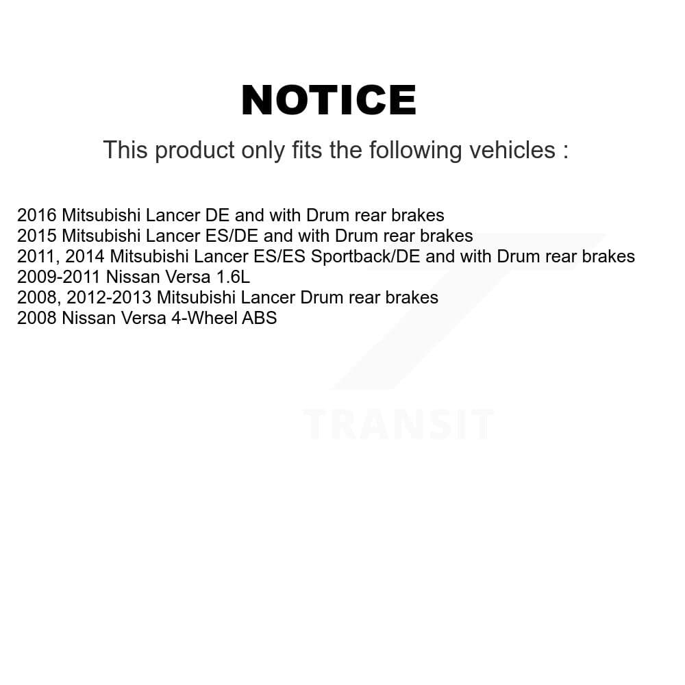 Top Quality - KNH-100129 - Rear Drum Brake Shoe Kits image 12
