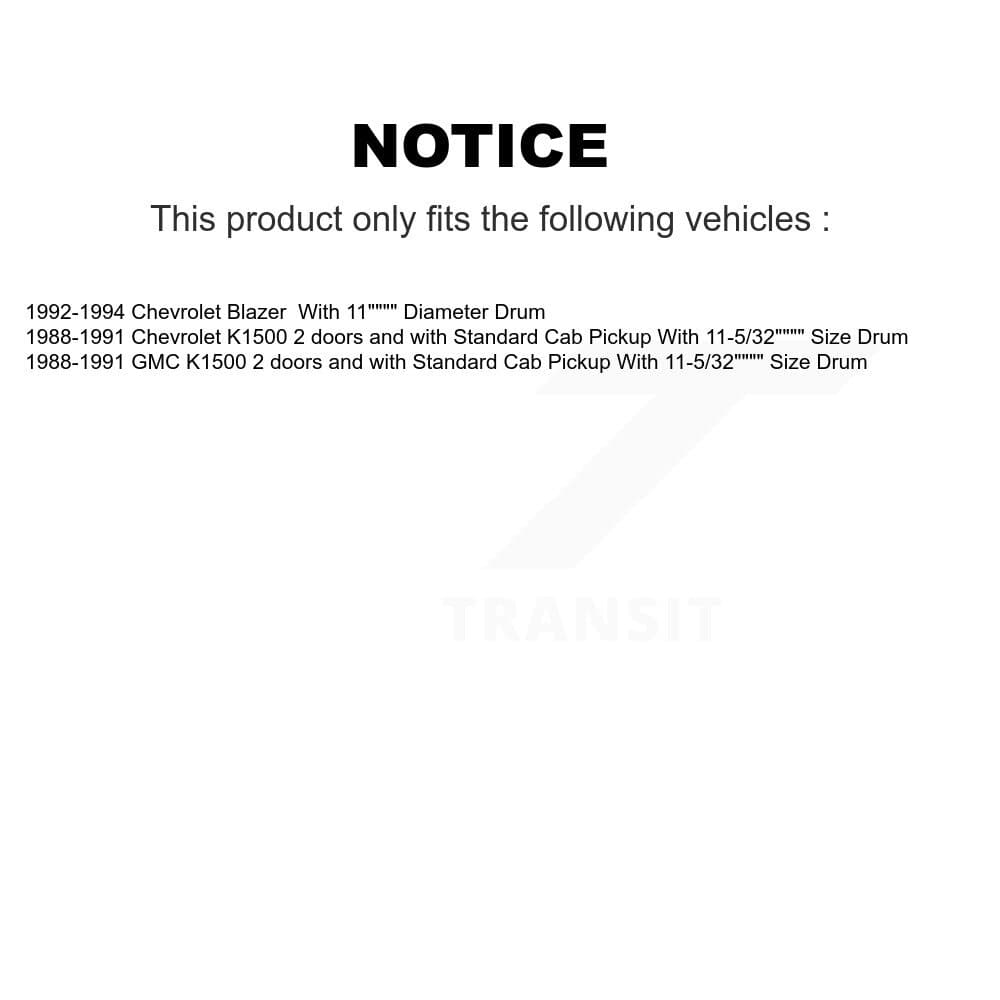 Top Quality - KNH-100146 - Rear Drum Brake Shoe Kits image 12