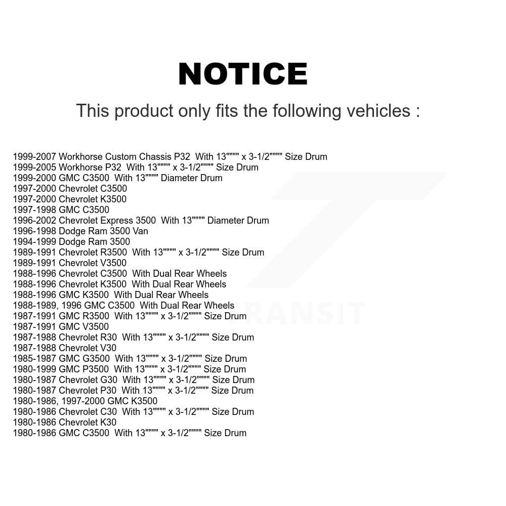 Top Quality - KNH-100169 - Rear Drum Brake Shoe Kits image 12
