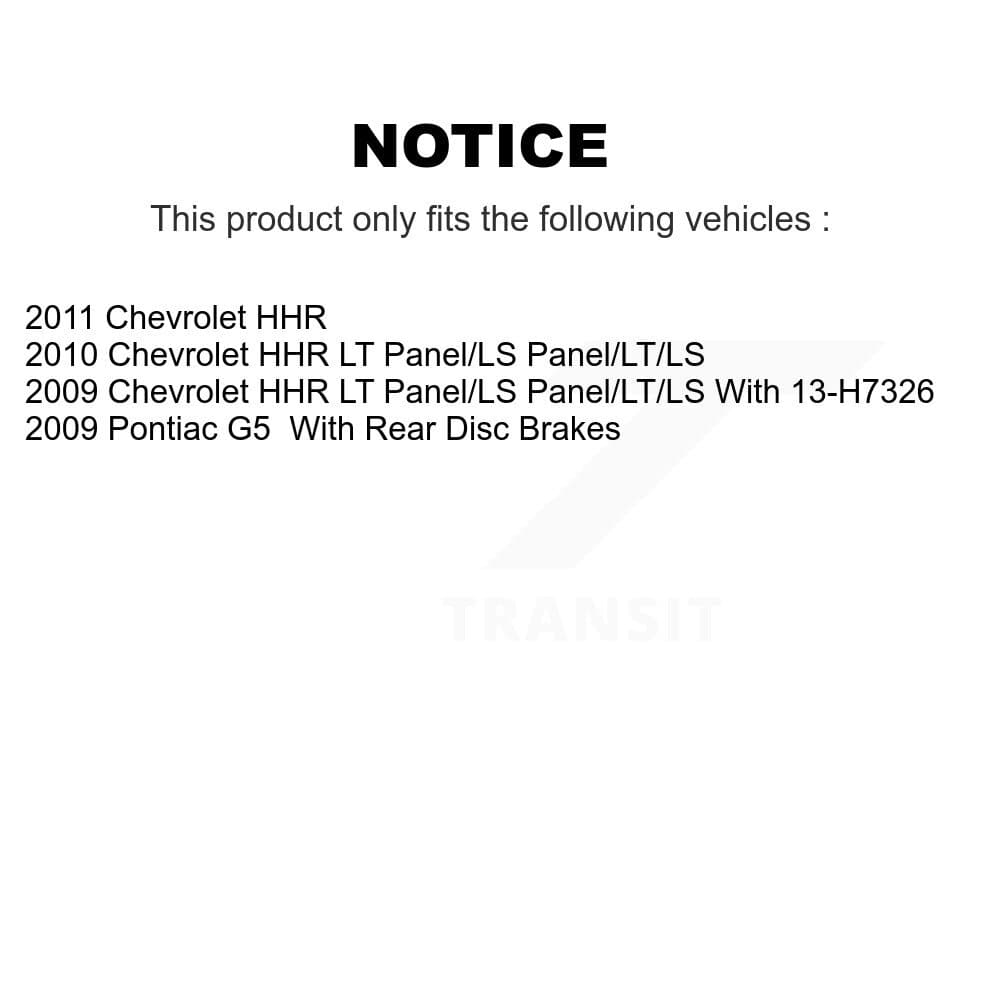 Transit Auto - KNN-100036 - Front and Rear Disc Brake Pad Kits image 14