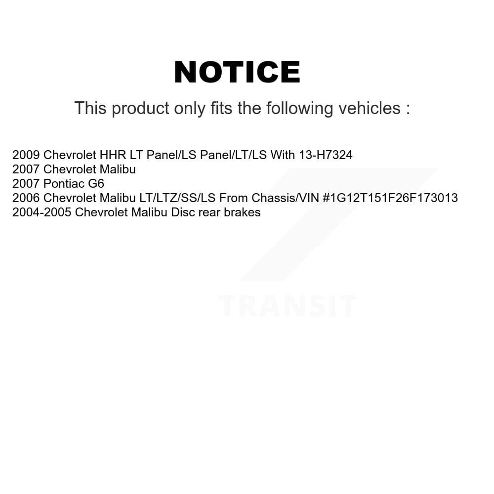 Transit Auto - KNN-100109 - Front and Rear Disc Brake Pad Kits image 14