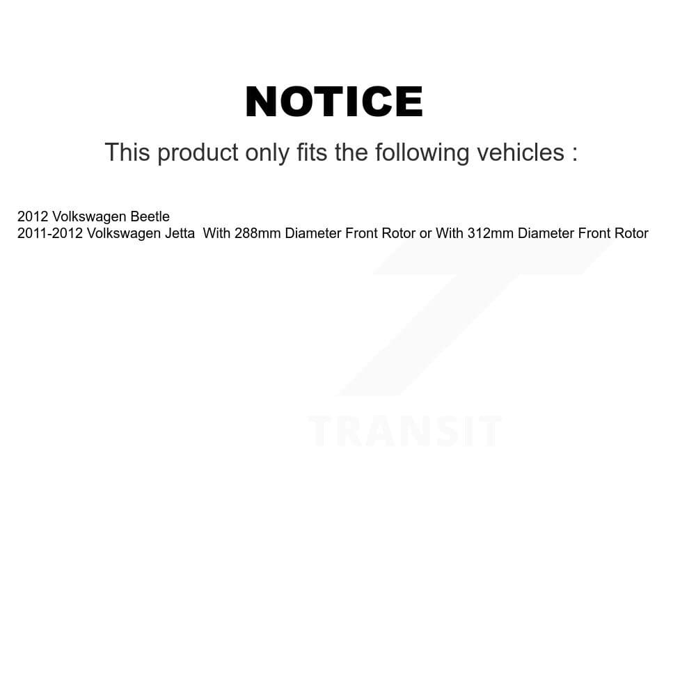 Transit Auto - KNN-100117 - Front and Rear Disc Brake Pad Kits image 14