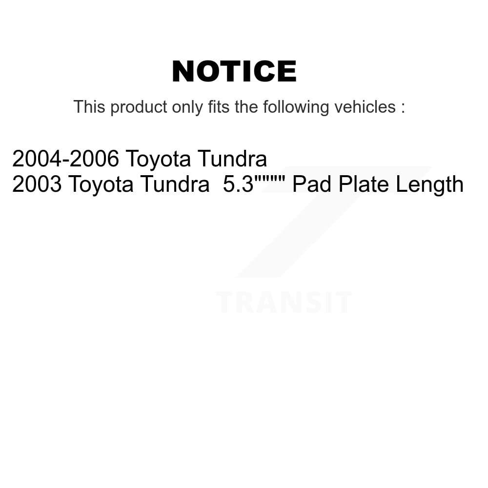 Transit Auto - KNN-100213 - Front and Rear Disc Brake Pad Kits image 14