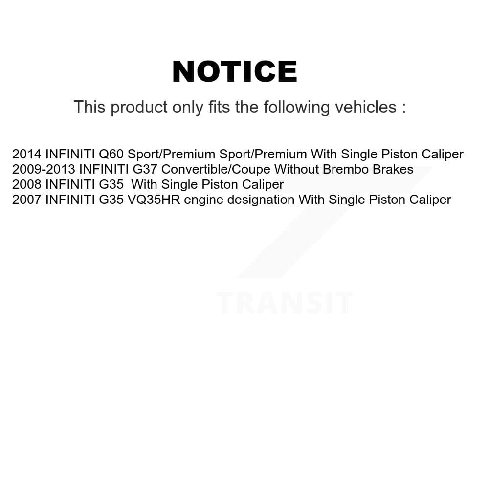 Transit Auto - KNN-100306 - Front and Rear Disc Brake Pad Kits image 14