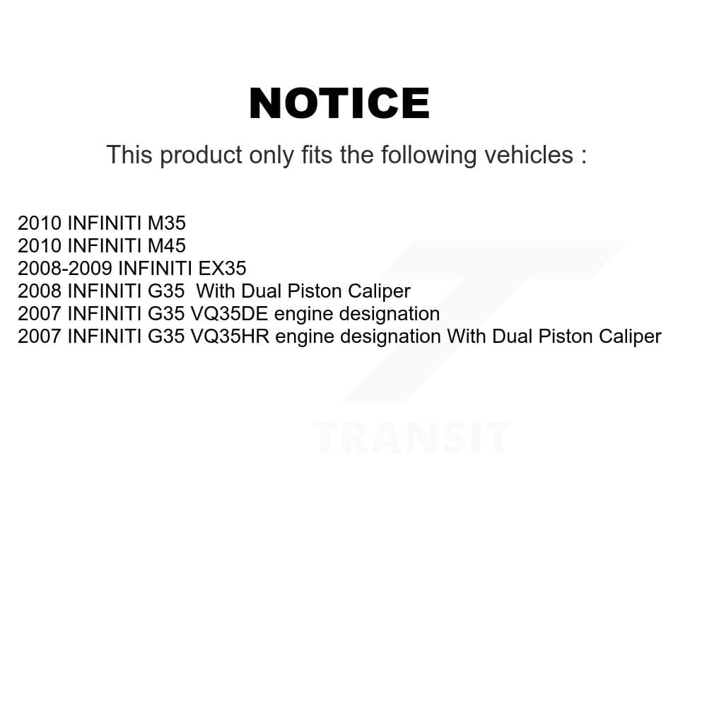 Transit Auto - KNN-100307 - Front and Rear Disc Brake Pad Kits image 14
