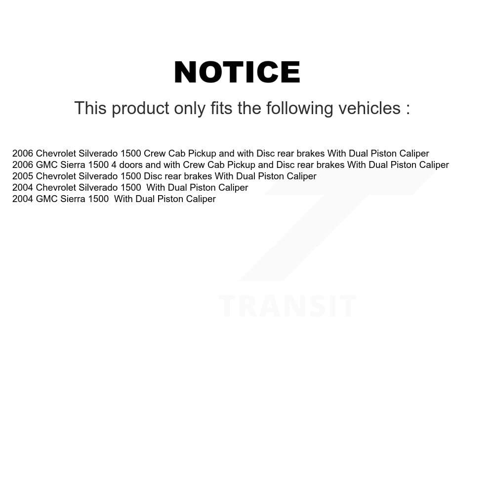 Transit Auto - KNN-100410 - Front and Rear Disc Brake Pad Kits image 14