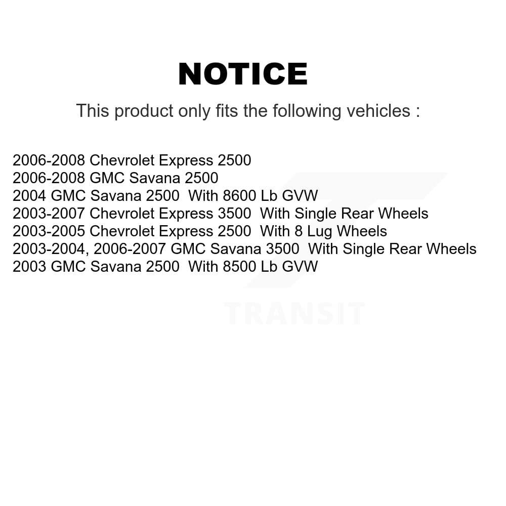 Transit Auto - KNN-100430 - Front and Rear Disc Brake Pad Kits image 14
