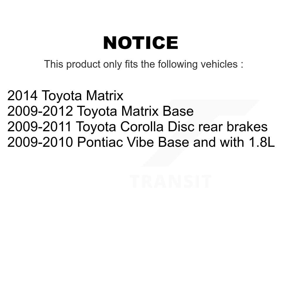 Transit Auto - KNN-100497 - Front and Rear Disc Brake Pad Kits image 14