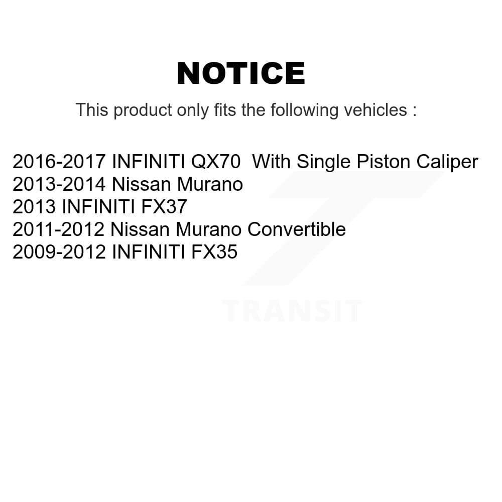 Transit Auto - KNN-100574 - Front and Rear Disc Brake Pad Kits image 14