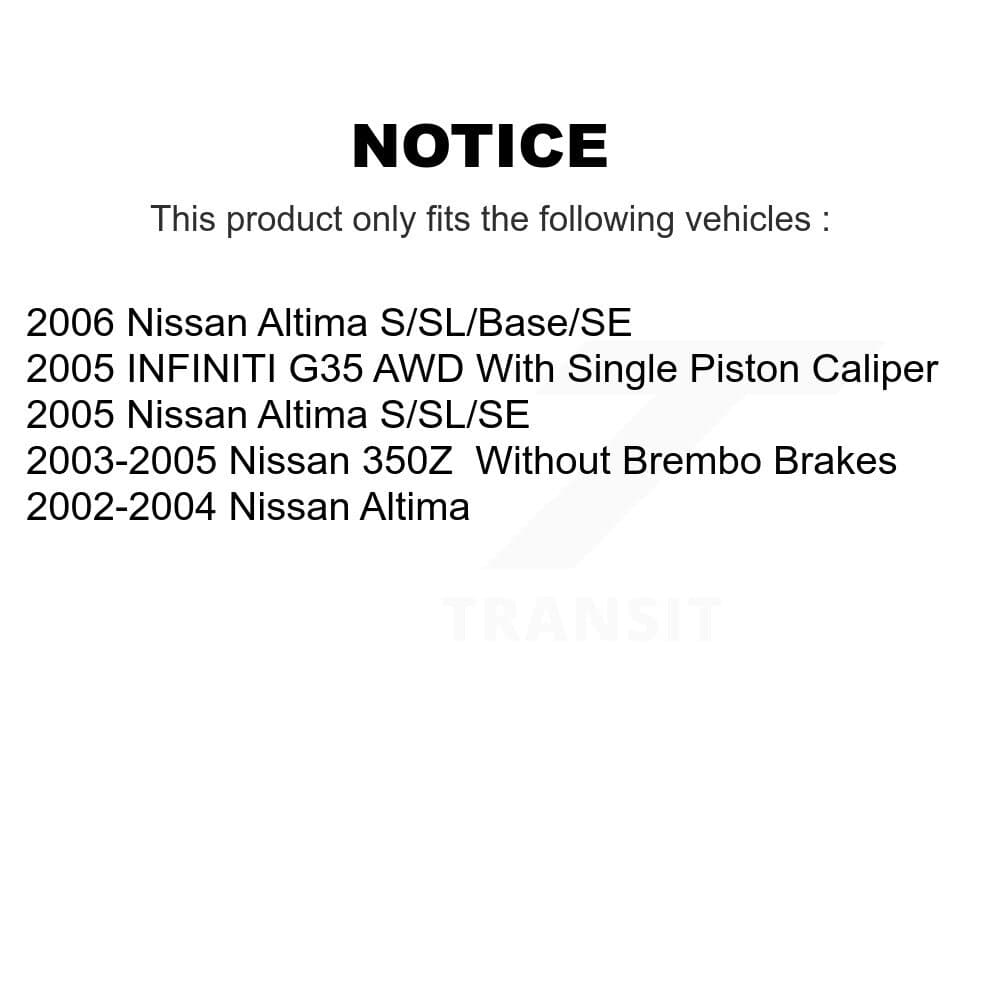 Transit Auto - KNN-100605 - Front and Rear Disc Brake Pad Kits image 14