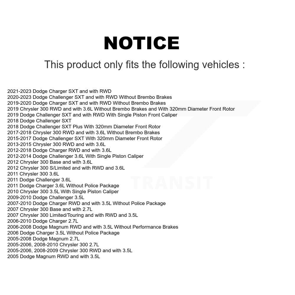 Transit Auto - KNN-100699 - Front and Rear Disc Brake Pad Kits image 14