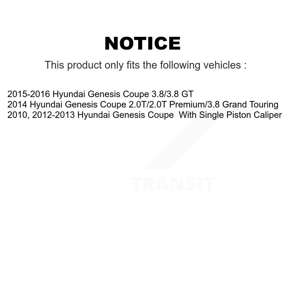 Transit Auto - KNN-100825 - Front and Rear Disc Brake Pad Kits image 14