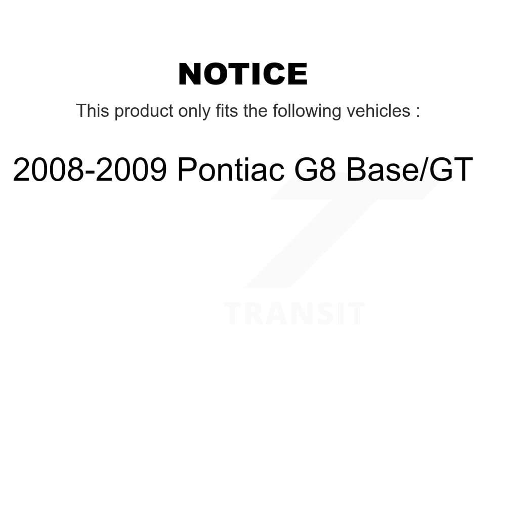 Transit Auto - KNN-100870 - Front and Rear Disc Brake Pad Kits image 14