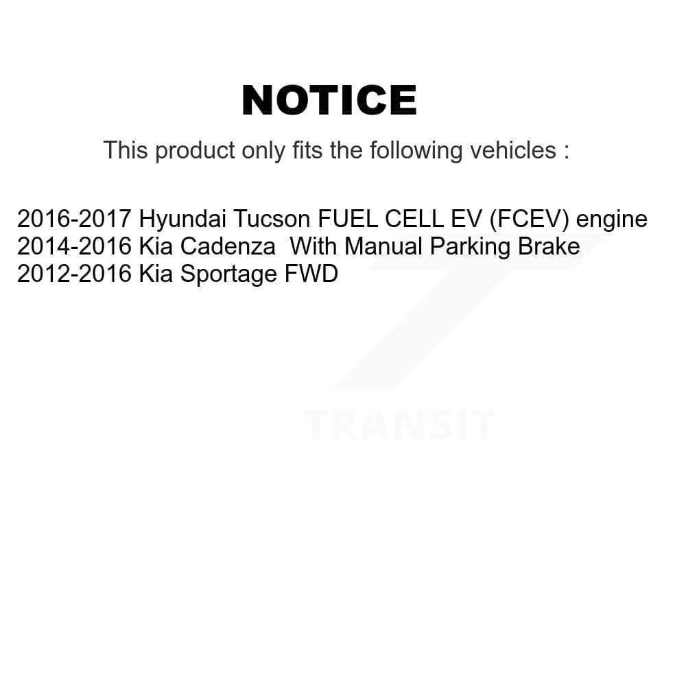 Transit Auto - KNN-100954 - Front and Rear Disc Brake Pad Kits image 14