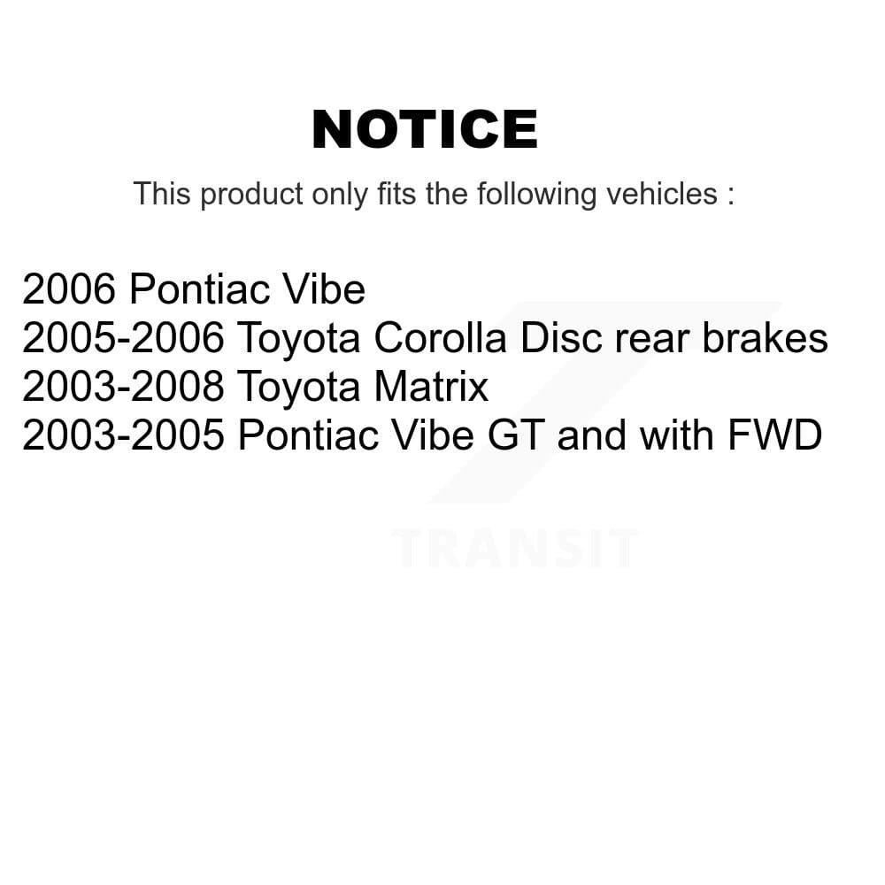 Transit Auto - KNN-101087 - Front and Rear Disc Brake Pad Kits image 14