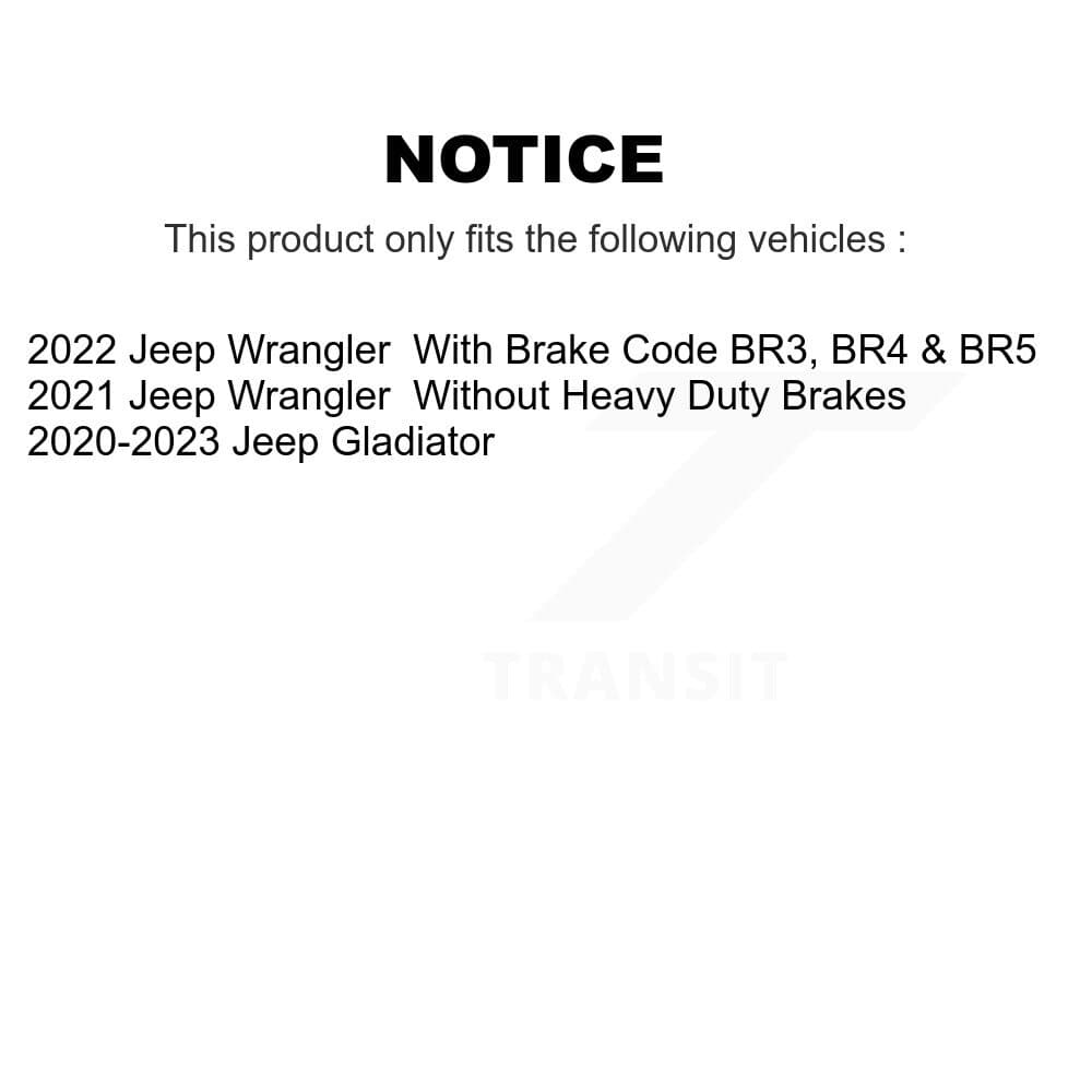 Transit Auto - KNN-101317 - Front and Rear Disc Brake Pad Kits image 14