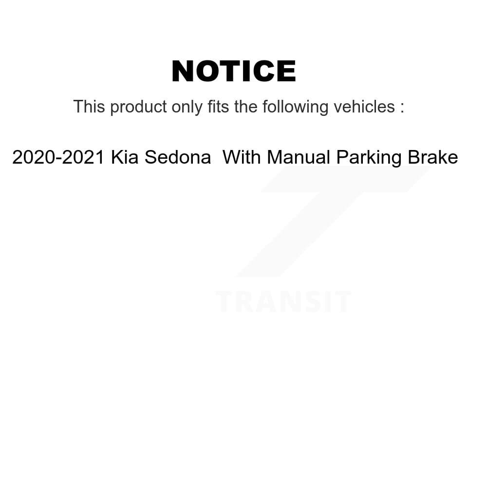 Transit Auto - KNN-101428 - Front and Rear Disc Brake Pad Kits image 14