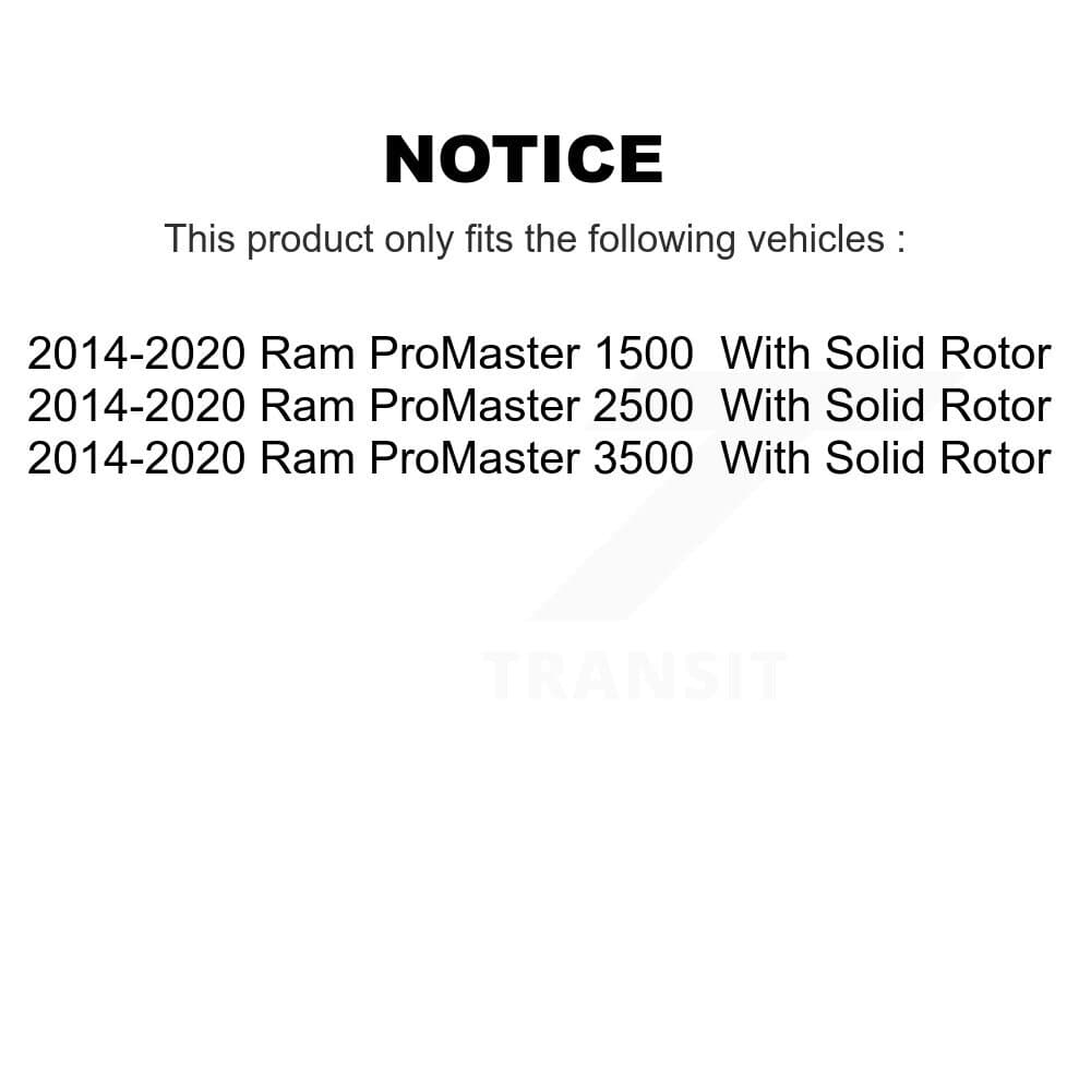 Transit Auto - KNN-101522 - Front and Rear Disc Brake Pad Kits image 14