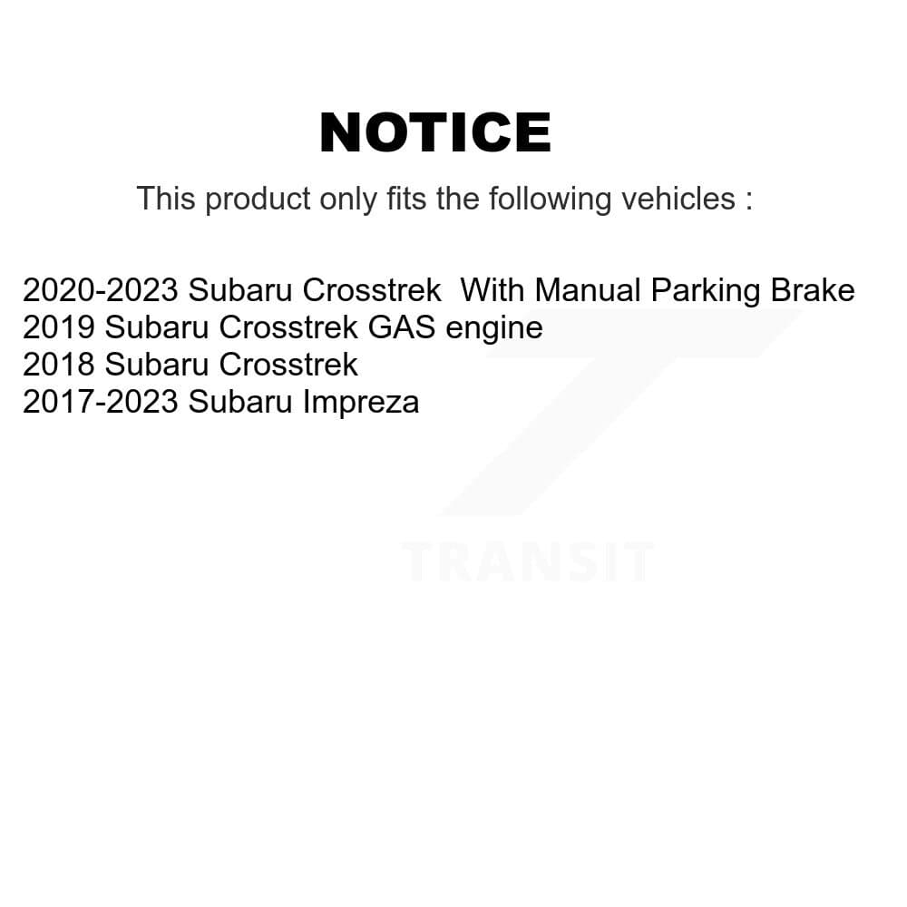 Transit Auto - KNN-101545 - Front and Rear Disc Brake Pad Kits image 14