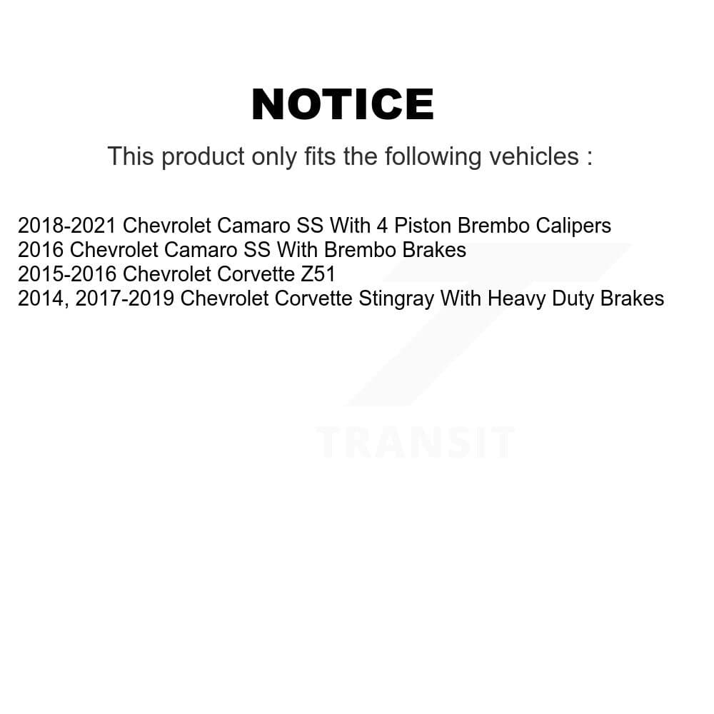 Transit Auto - KNN-101560 - Front and Rear Disc Brake Pad Kits image 14