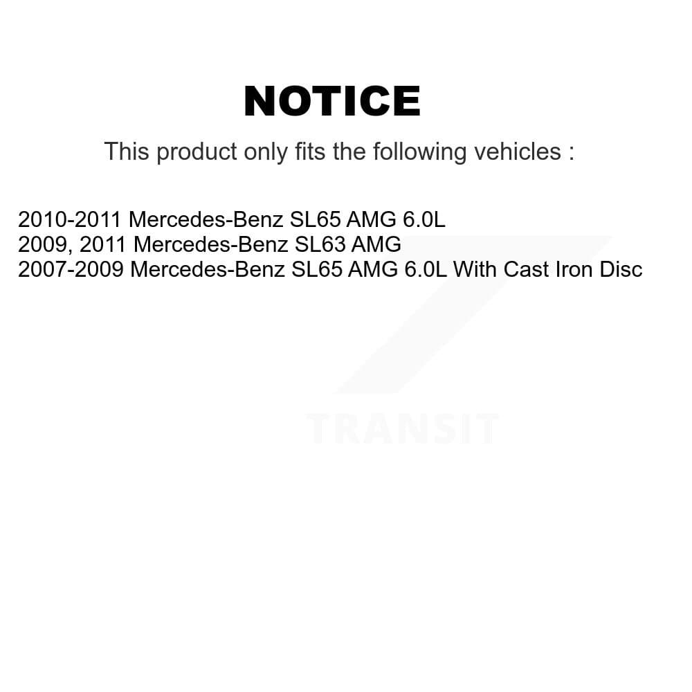 AmeriBRAKES - KNW-100060 - Front and Rear Disc Brake Pad Kits image 8