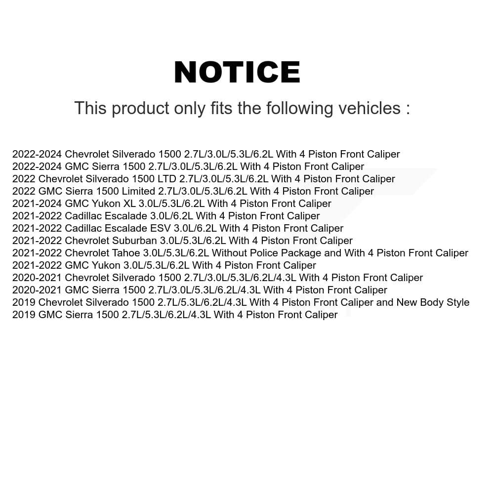 AmeriBRAKES - KNW-100171 - Front and Rear Disc Brake Pad Kits image 8