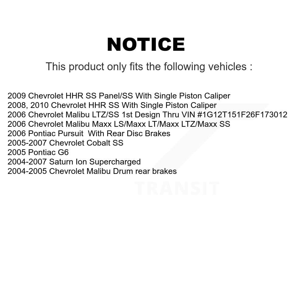 Positive Plus - KPF-100018 - Front and Rear Disc Brake Pad Kits image 8