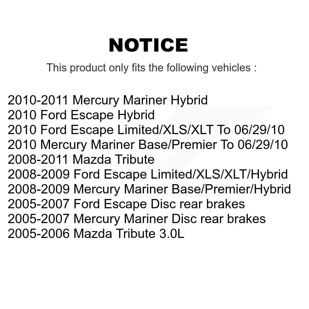 Positive Plus - KPF-100025 - Front and Rear Disc Brake Pad Kits image 8