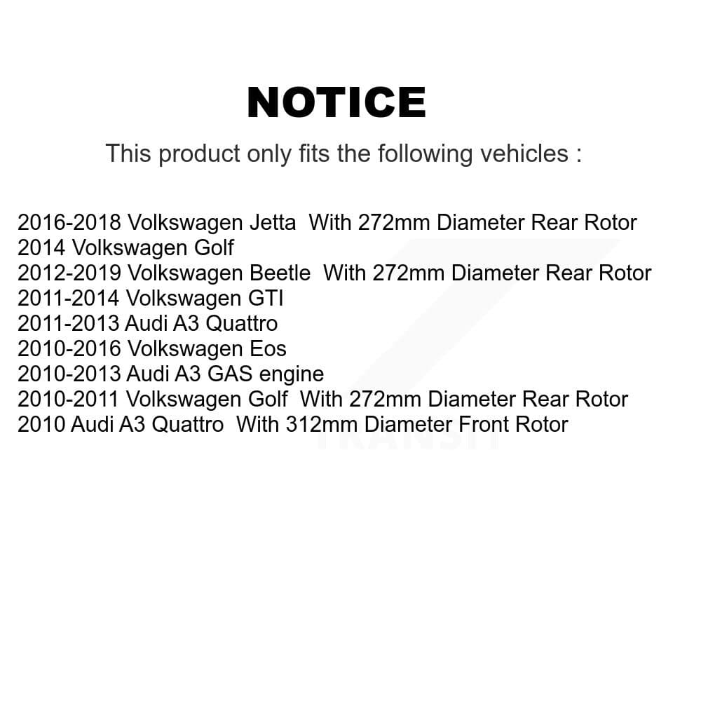 Positive Plus - KPF-100054 - Front and Rear Disc Brake Pad Kits image 8