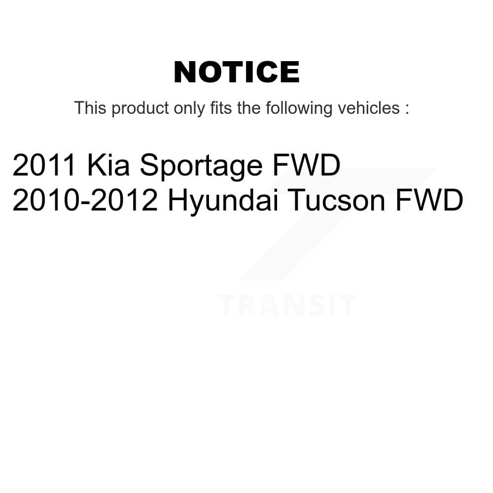Positive Plus - KPF-100190 - Front and Rear Disc Brake Pad Kits image 8