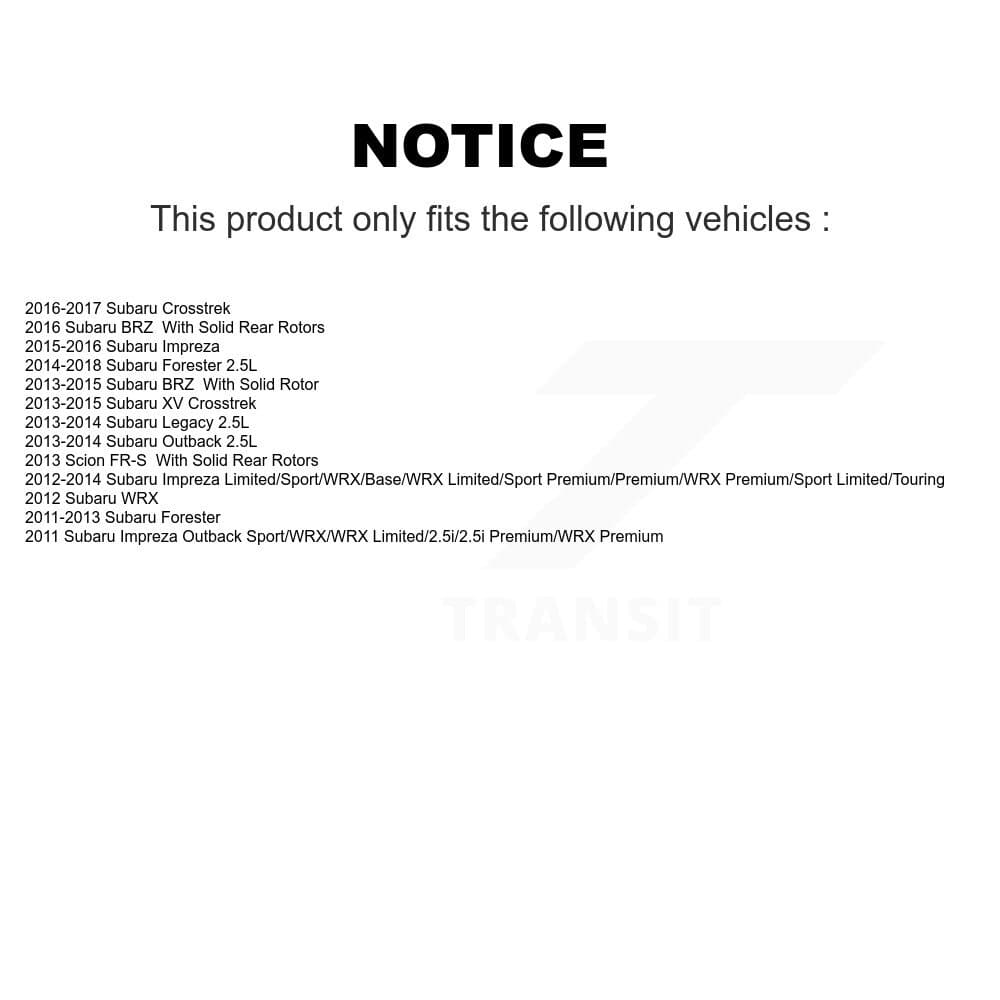 Positive Plus - KPF-100216 - Front and Rear Disc Brake Pad Kits image 8