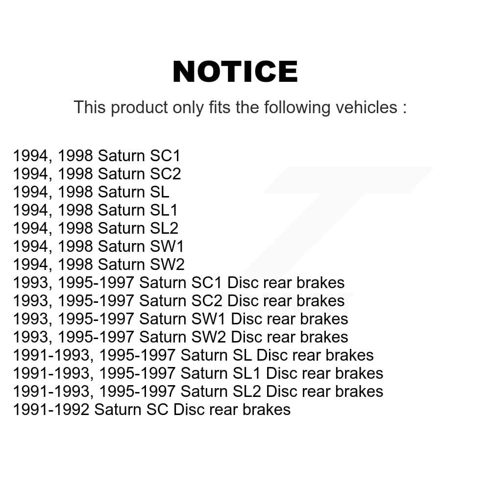 Positive Plus - KPF-100308 - Front and Rear Disc Brake Pad Kits image 8