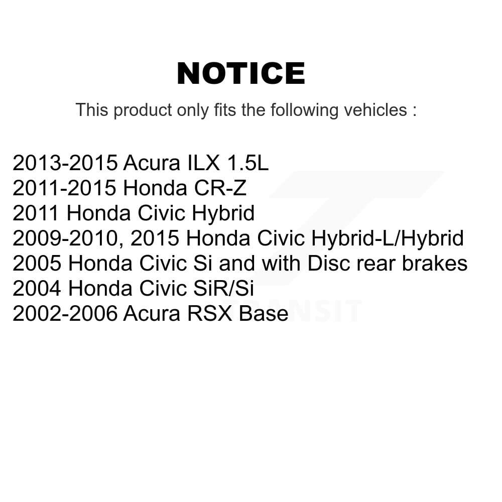 Positive Plus - KPF-100446 - Front and Rear Disc Brake Pad Kits image 8