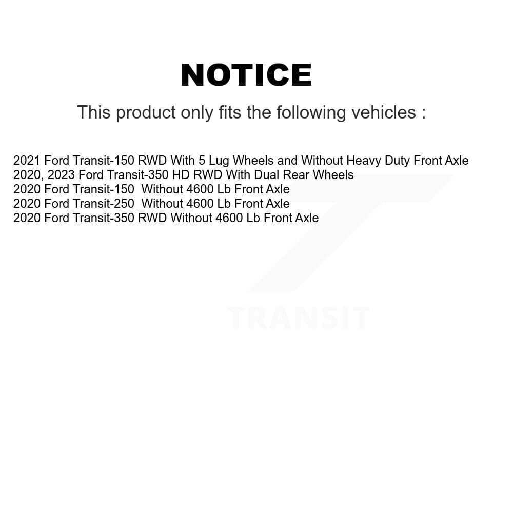 Positive Plus - KPF-100675 - Front and Rear Disc Brake Pad Kits image 8