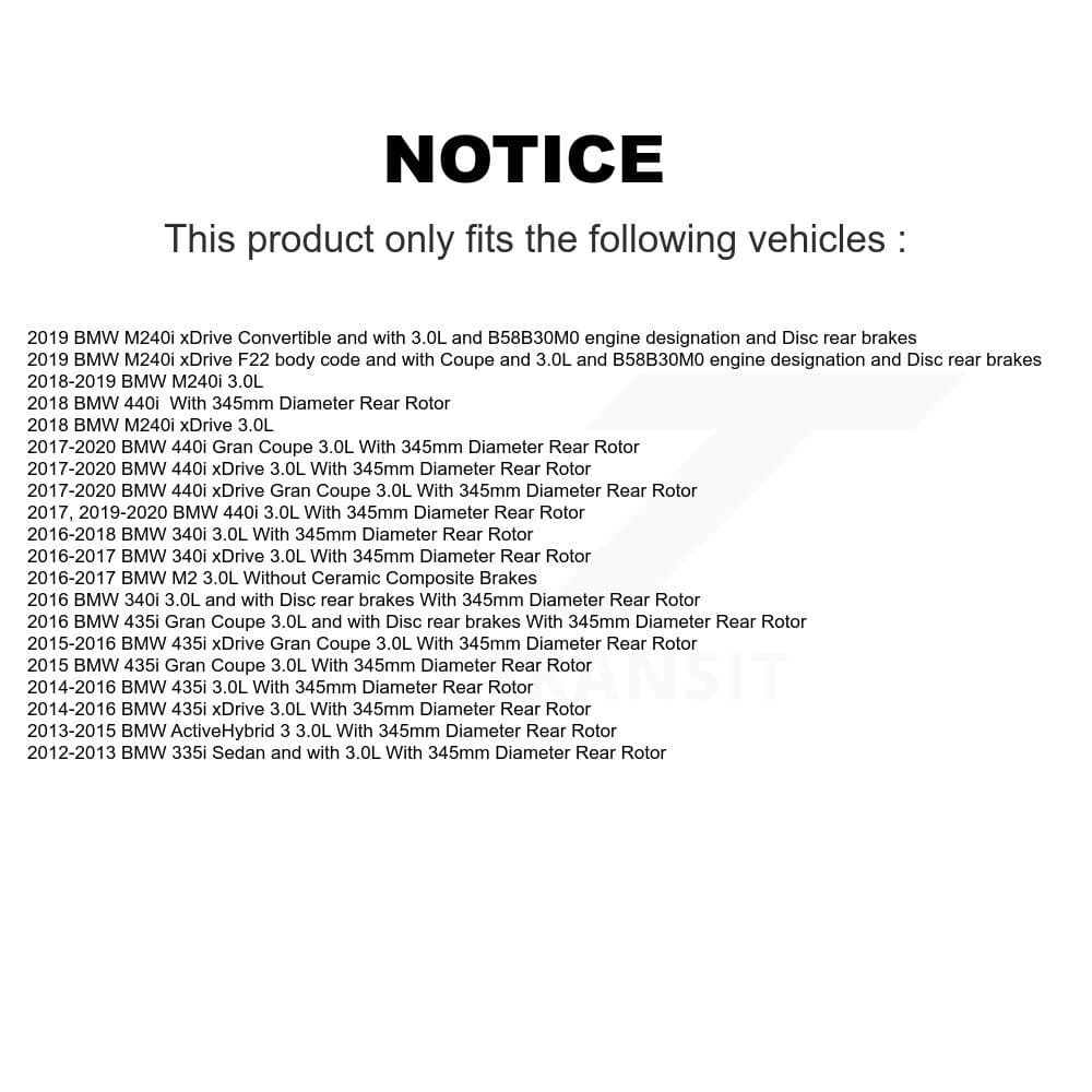 Positive Plus - KPW-100287 - Front and Rear Disc Brake Pad Kits image 8