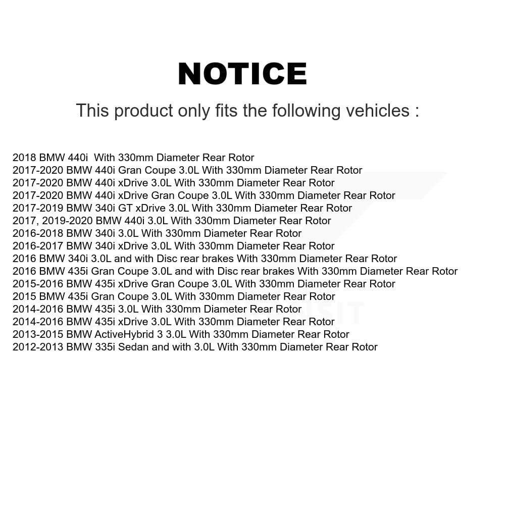 Positive Plus - KPW-100288 - Front and Rear Disc Brake Pad Kits image 8