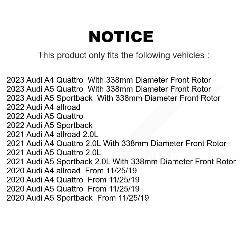 Positive Plus - KPW-101440 - Front and Rear Disc Brake Pad Kits image 8