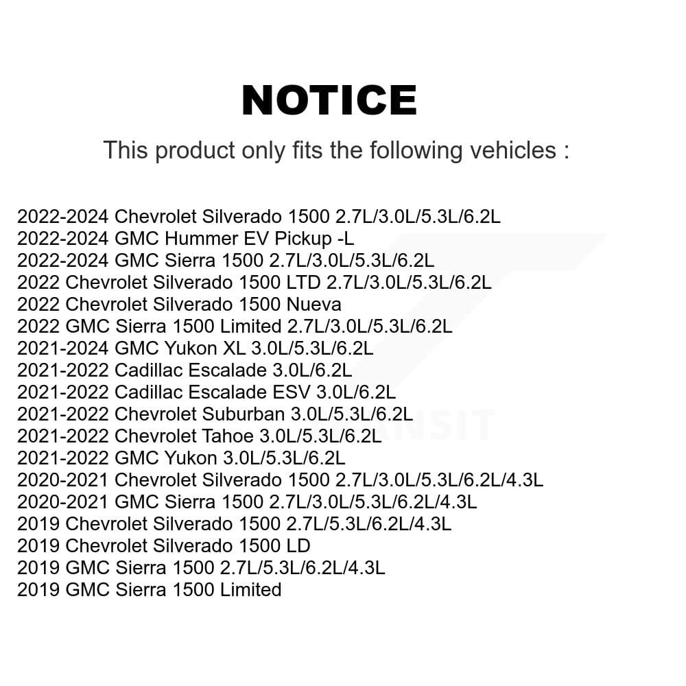 Mpulse - KSE-100131 - Front and Rear Disc Brake Pad Wear Sensor Kits image 2