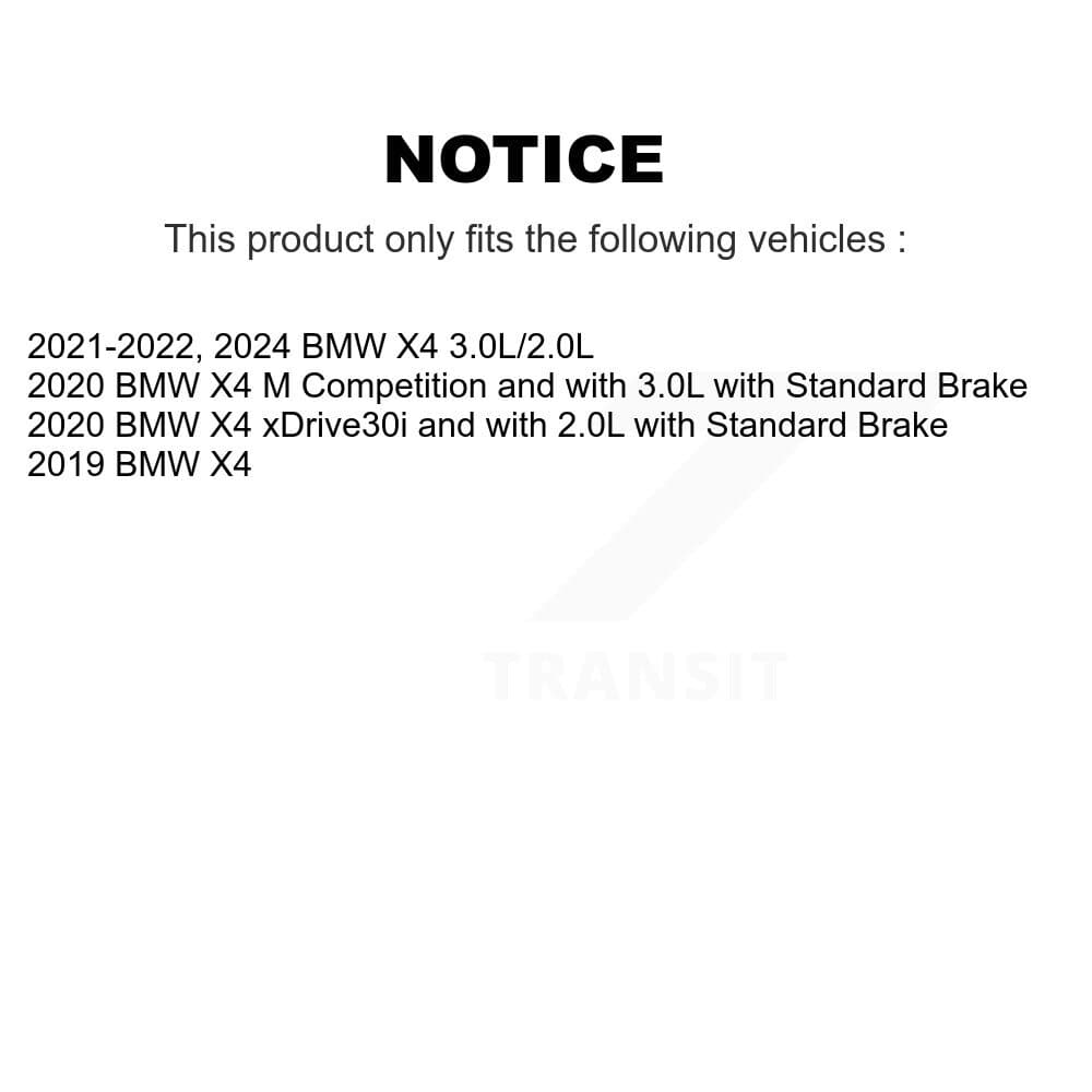Mpulse - KSE-100140 - Front and Rear Disc Brake Pad Wear Sensor Kits image 2