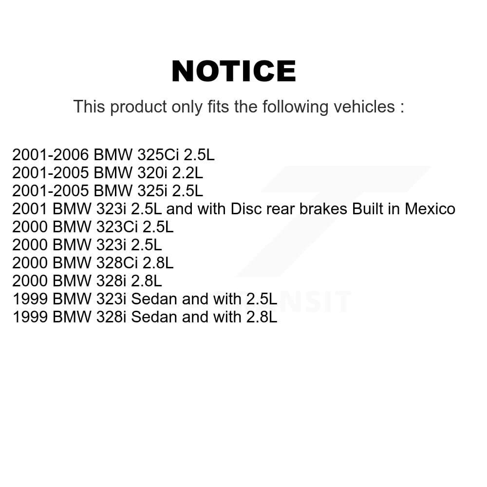 Mpulse - KSE-100158 - Front and Rear Disc Brake Pad Wear Sensor Kits image 2