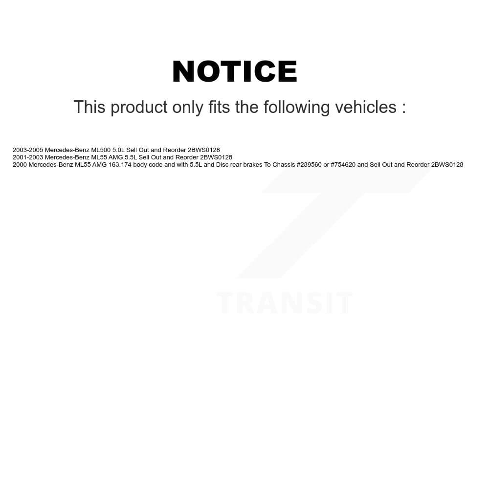 Mpulse - KSE-100335 - Rear Disc Brake Pad Wear Sensor Kits image 2