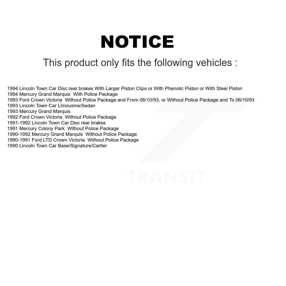 SIM - KSM-100226 - Front and Rear Disc Brake Pad Kits image 8