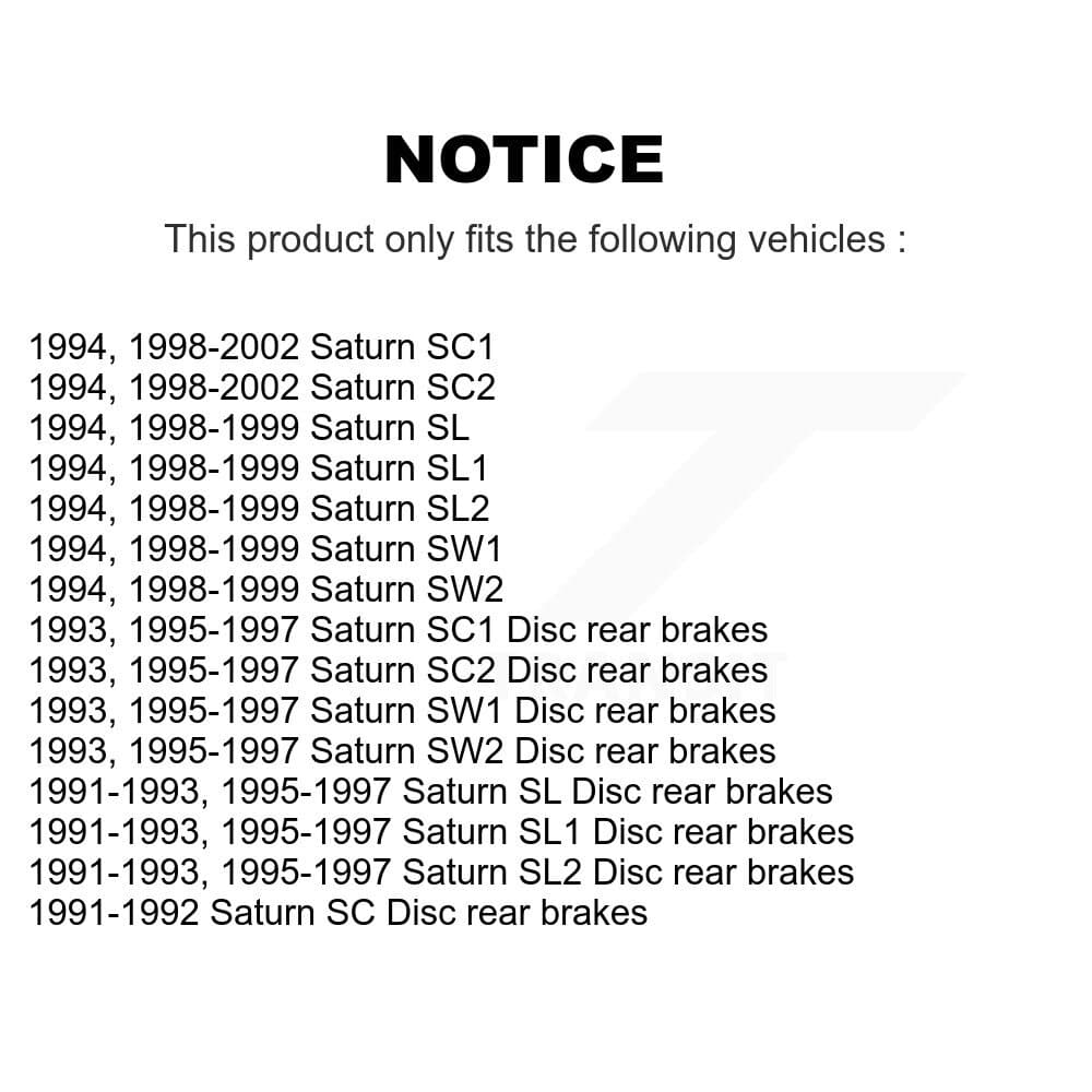 SIM - KSM-100255 - Front and Rear Disc Brake Pad Kits image 8