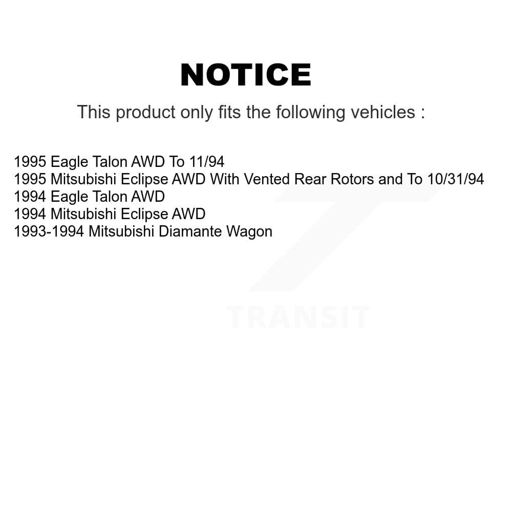 SIM - KSM-100666 - Front and Rear Disc Brake Pad Kits image 8
