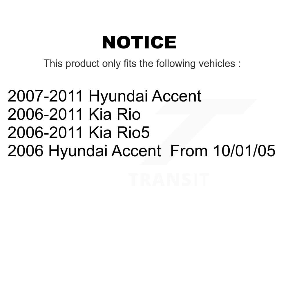 Transit Auto - KSN-100018 - Front and Rear Disc Brake Pad Kits image 14