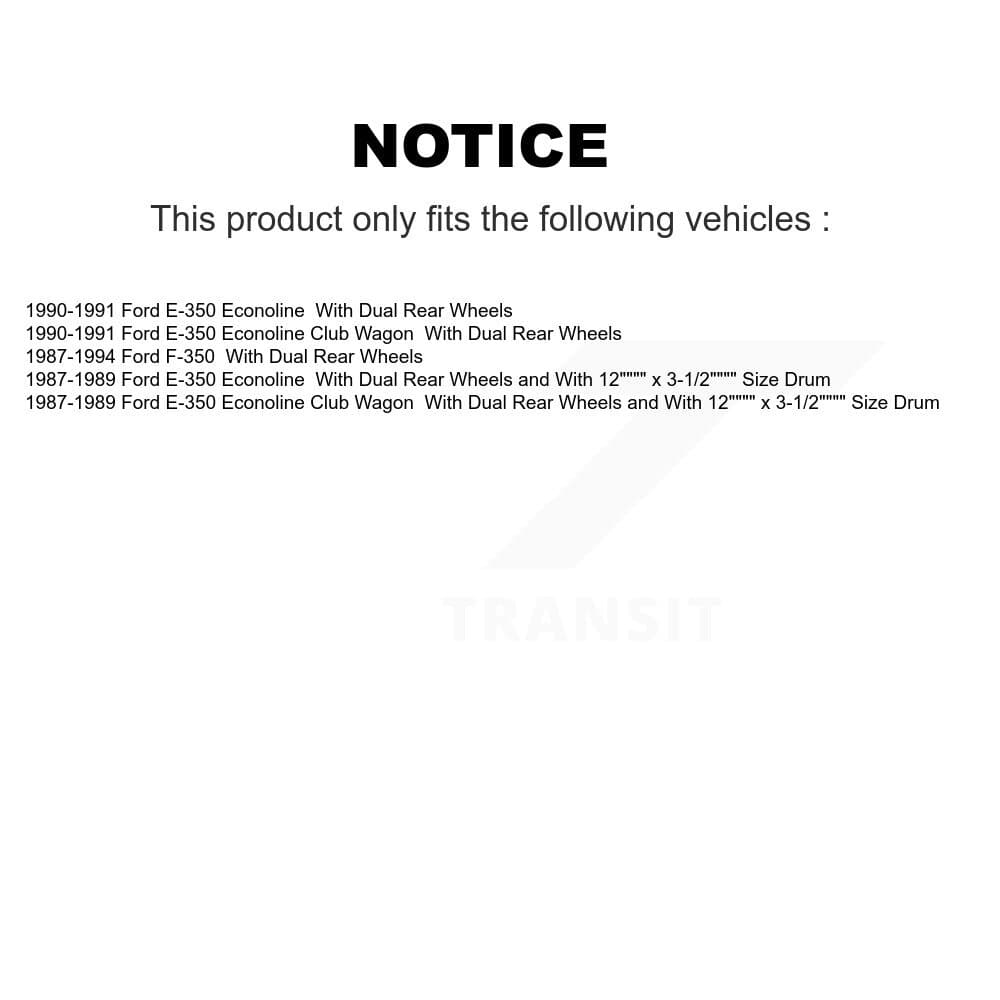 Transit Auto - KSN-100028 - Front and Rear Disc Brake Pad Kits image 14