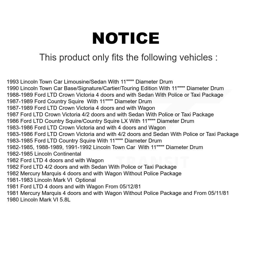 Transit Auto - KSN-100052 - Front and Rear Disc Brake Pad Kits image 14